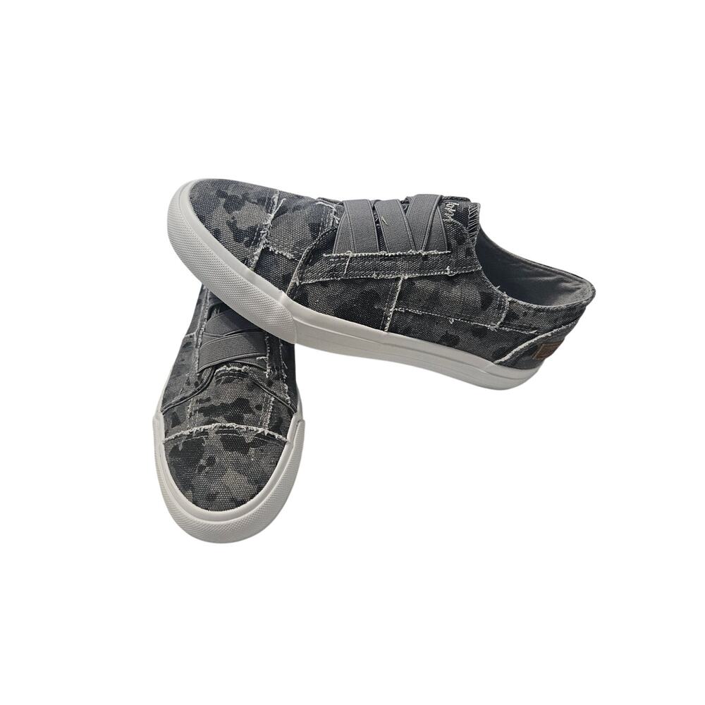 Blowfish Marley Sweet Gray Washed Canvas Camo Size 8